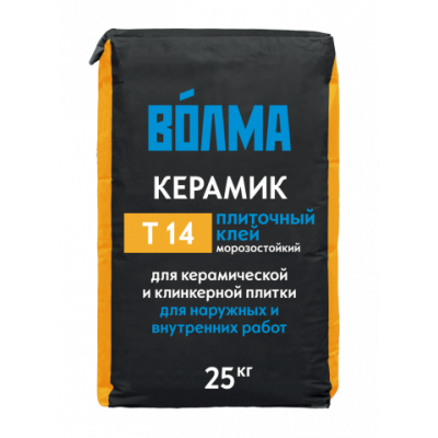 Клей плиточный Волма Керамик Т14 25 кг