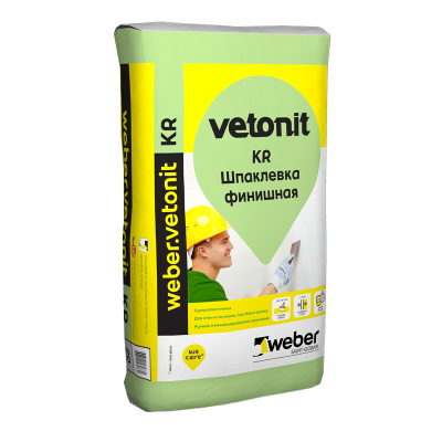 Шпаклевка финишная Weber Vetonit KR 20 кг
