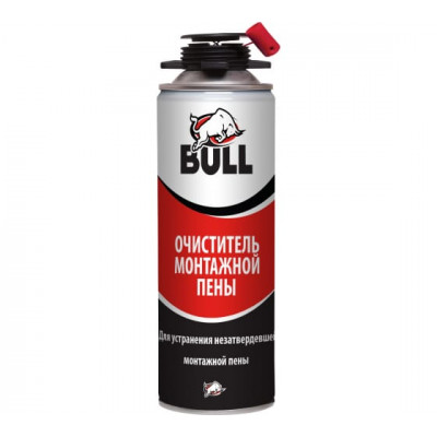 Очиститель монтажной пены Bull 500 мл
