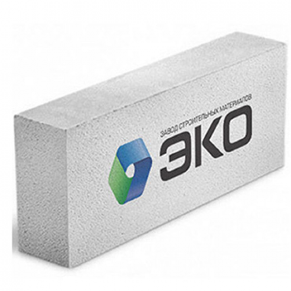 Газоблок ЭКО D500 600x250x125 мм — купить в Москве