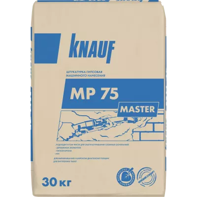 Штукатурка гипсовая машинная Knauf МП-75, 30 кг