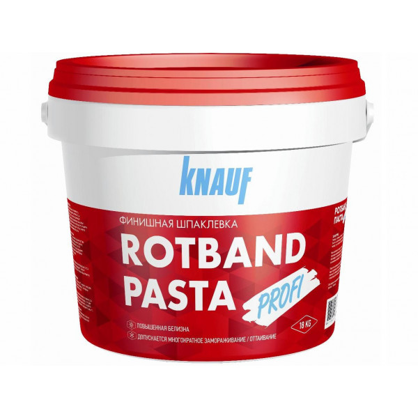 Шпаклевка готовая Knauf Rotband Pasta Profi 18 кг — купить в Москве