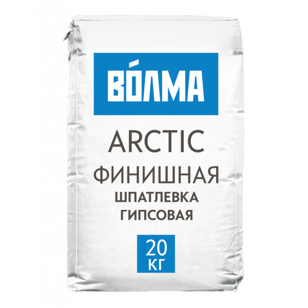 Шпаклевка гипсовая Волма Арктик 20 кг купить в Москве — цена, расход